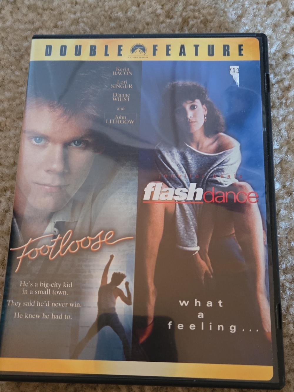 ALL DVDS $3 WITH BUNDLE🤑Footloose & Flashdance Double Feature DVD